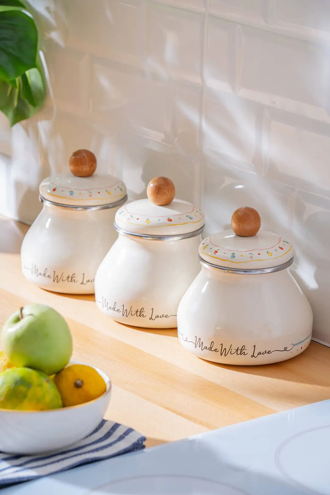 Ürün görseli: Acar Made With Love 6 Parça Kavanoz Seti Aynı Boylar