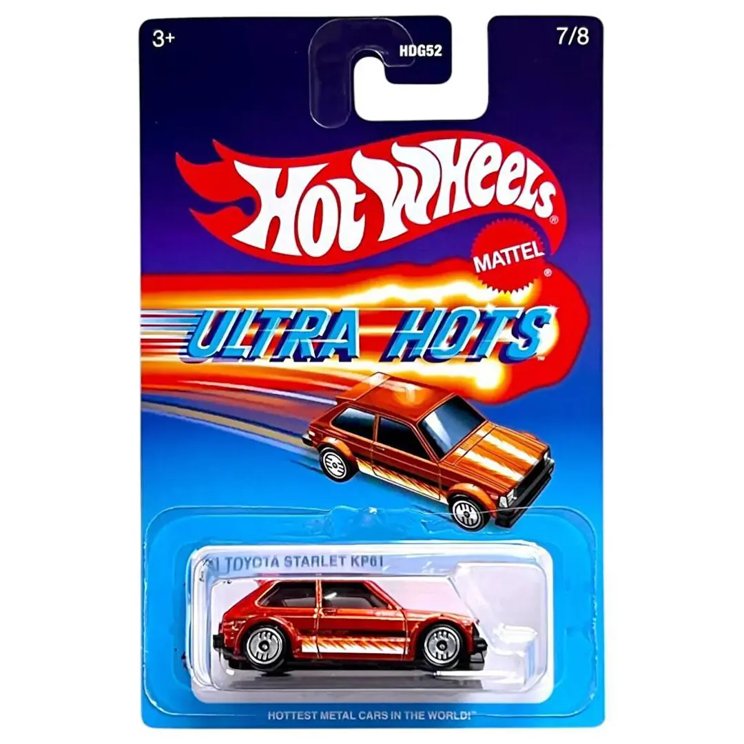 Ürün görseli: Hot Wheels Ultra Hots Özel Seri Arabalar 81 Toyota Starlet KP61 JBY66