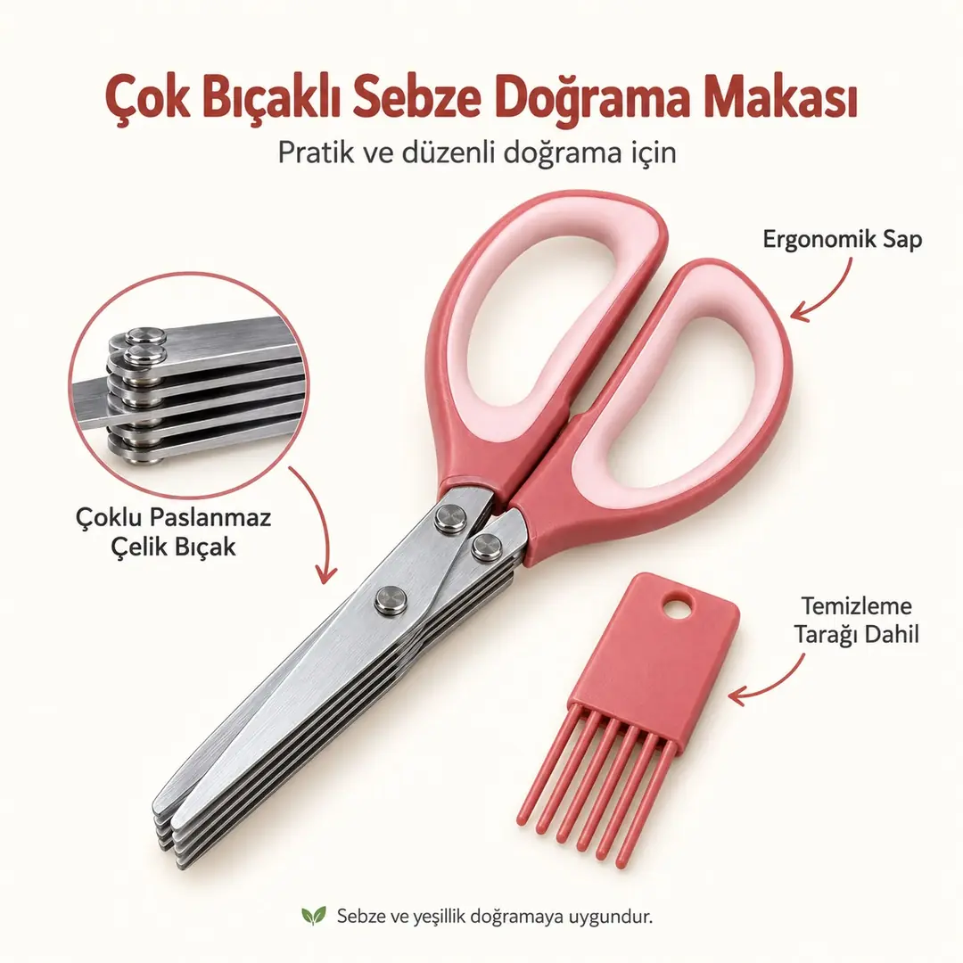 Ürün görseli: KARYUN YAKUT ÇOK BIÇAKLI SEBZE DOĞRAMA MAKASI 13456