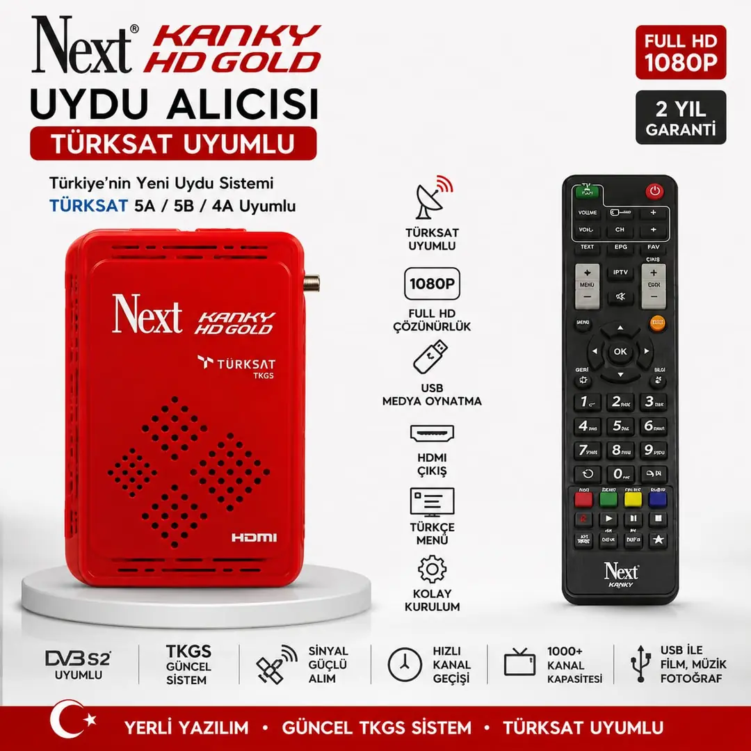 Ürün görseli: OLGUN NEXT KANKY HDMI UYDU ALICISI