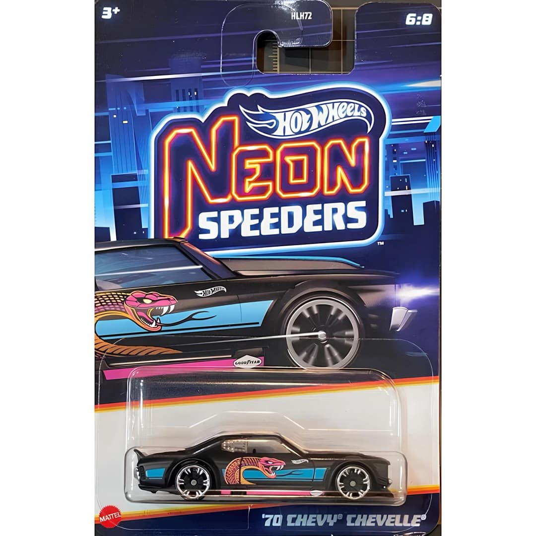 Ürün görseli: Hot Wheels Neon Speeder Özel Seri Arabalar 70 Chevy Chevelle JBY97