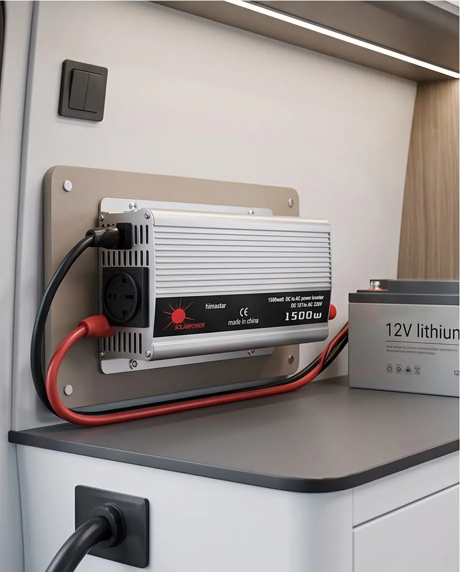 Ürün görseli: ÇERÇİ Akü Gücünü Ev Elektriğine Dönüştüren Güçlü İnvertör 1500W