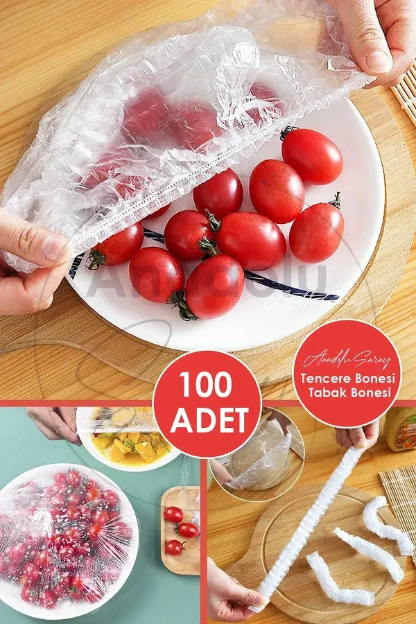 Ürün görseli: 100Lu Yemek Bonesi & Tabak, Tencere, Yiyecek Kullanimina Uygun