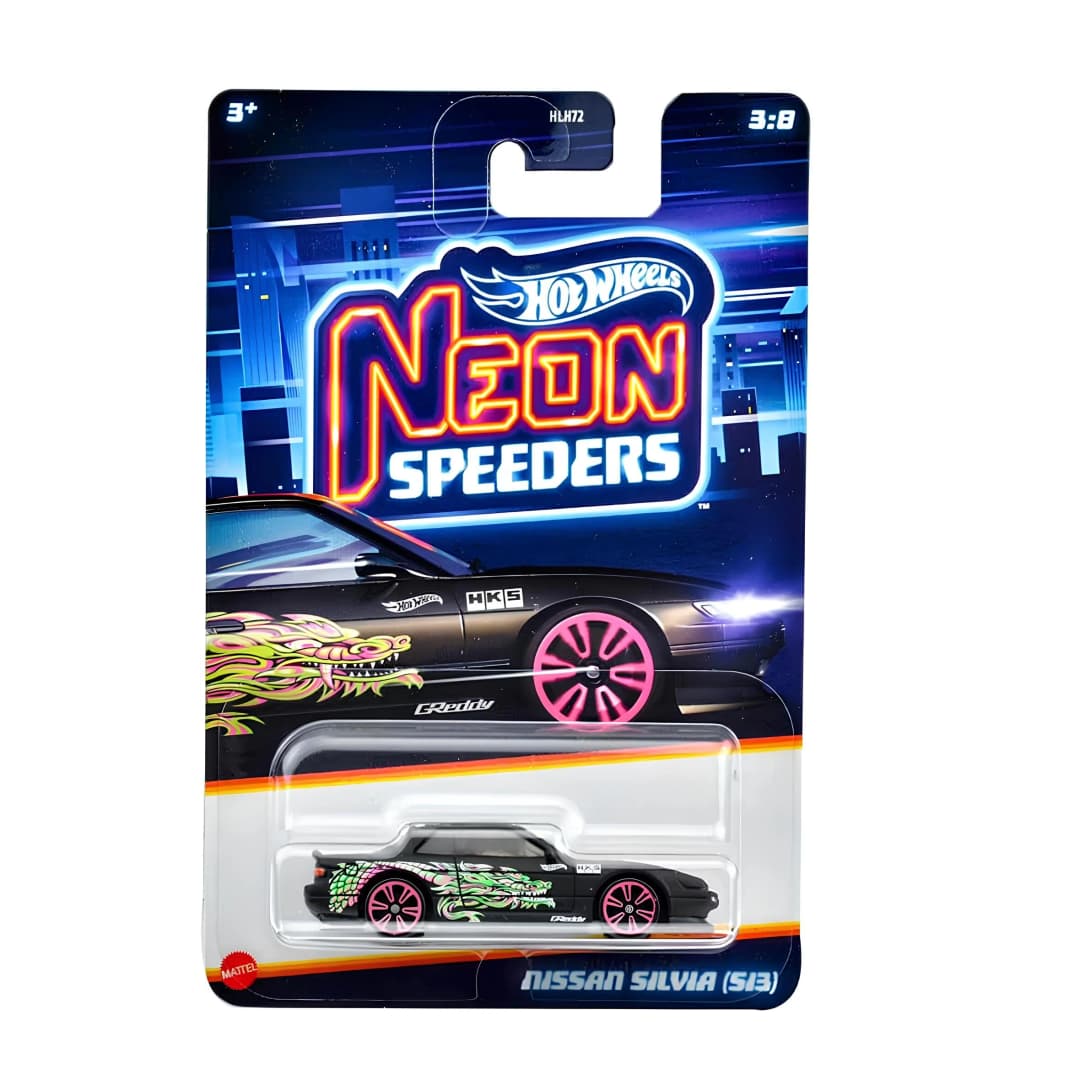 Ürün görseli: Hot Wheels Neon Speeders Özel Seri Arabalar Nissan Silvia (S13) JBY94
