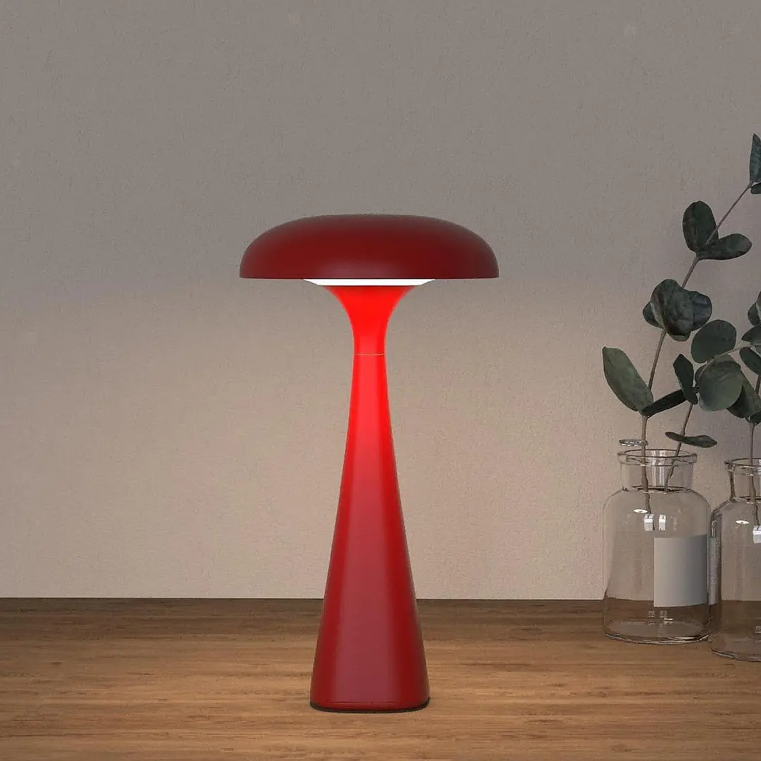 Ürün görseli: Mien Jellyfish Led Masa Lambası Kırmızı
