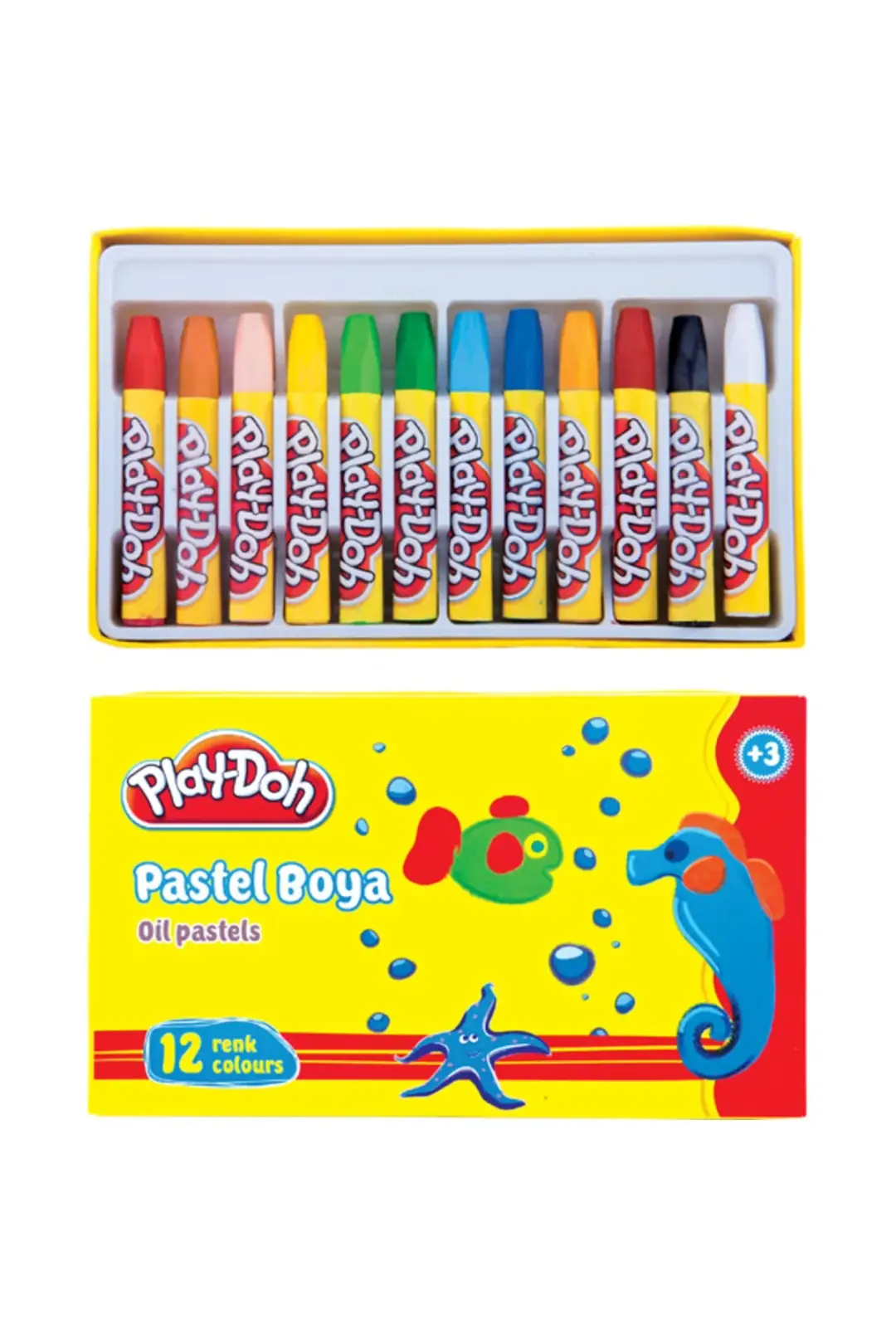 Ürün görseli: Play-Doh 12li Pastel Boya