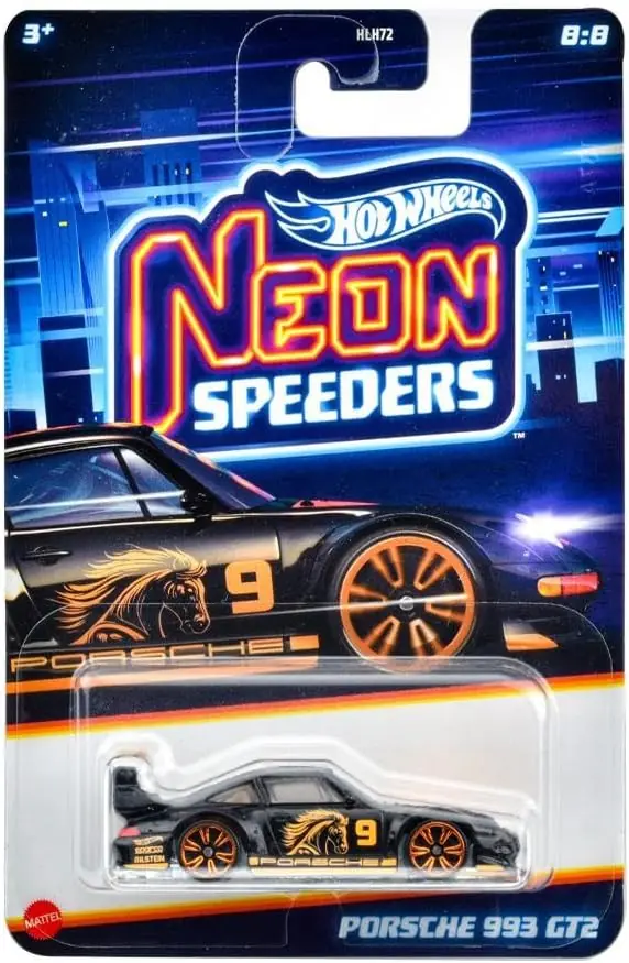 Ürün görseli: Hot Wheels Neon Speeders Özel Seri Arabalar Porsche 993 GT2
