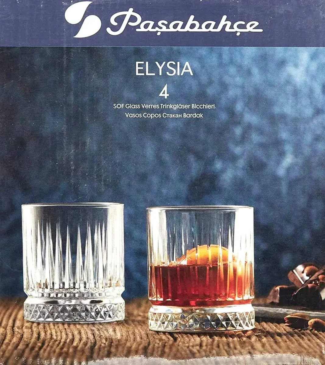 Ürün görseli: Paşabahçe Elysia Meşrubat Bardağı 4'lü 210cc 520014