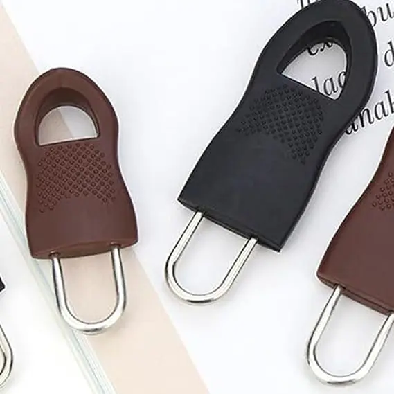 Ürün görseli: Fermuar Çekme Aparatı 10lu paket (kahve rengi)