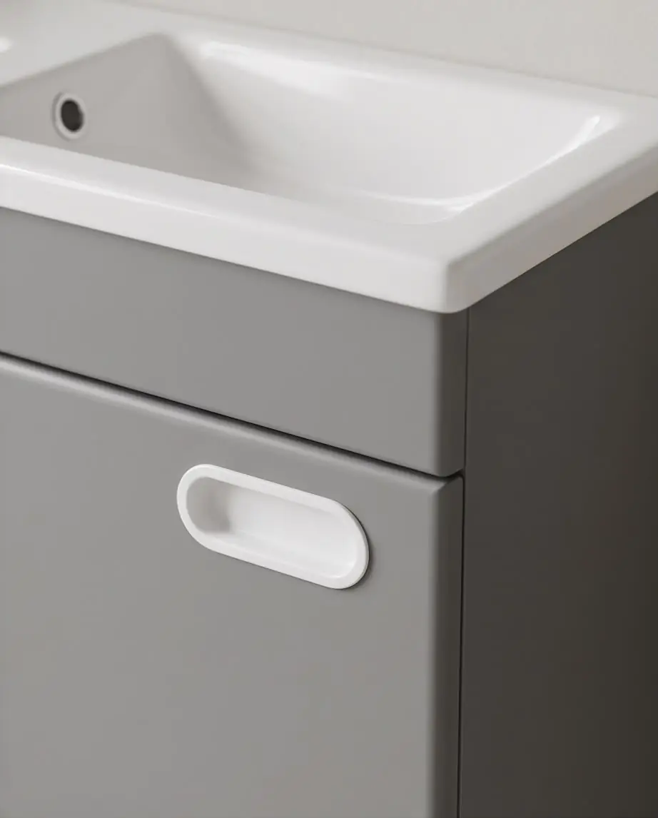 ÇERÇİ PVC BANYO DOLAP SETİ 43CM AKOR KARAVAN TEKNE