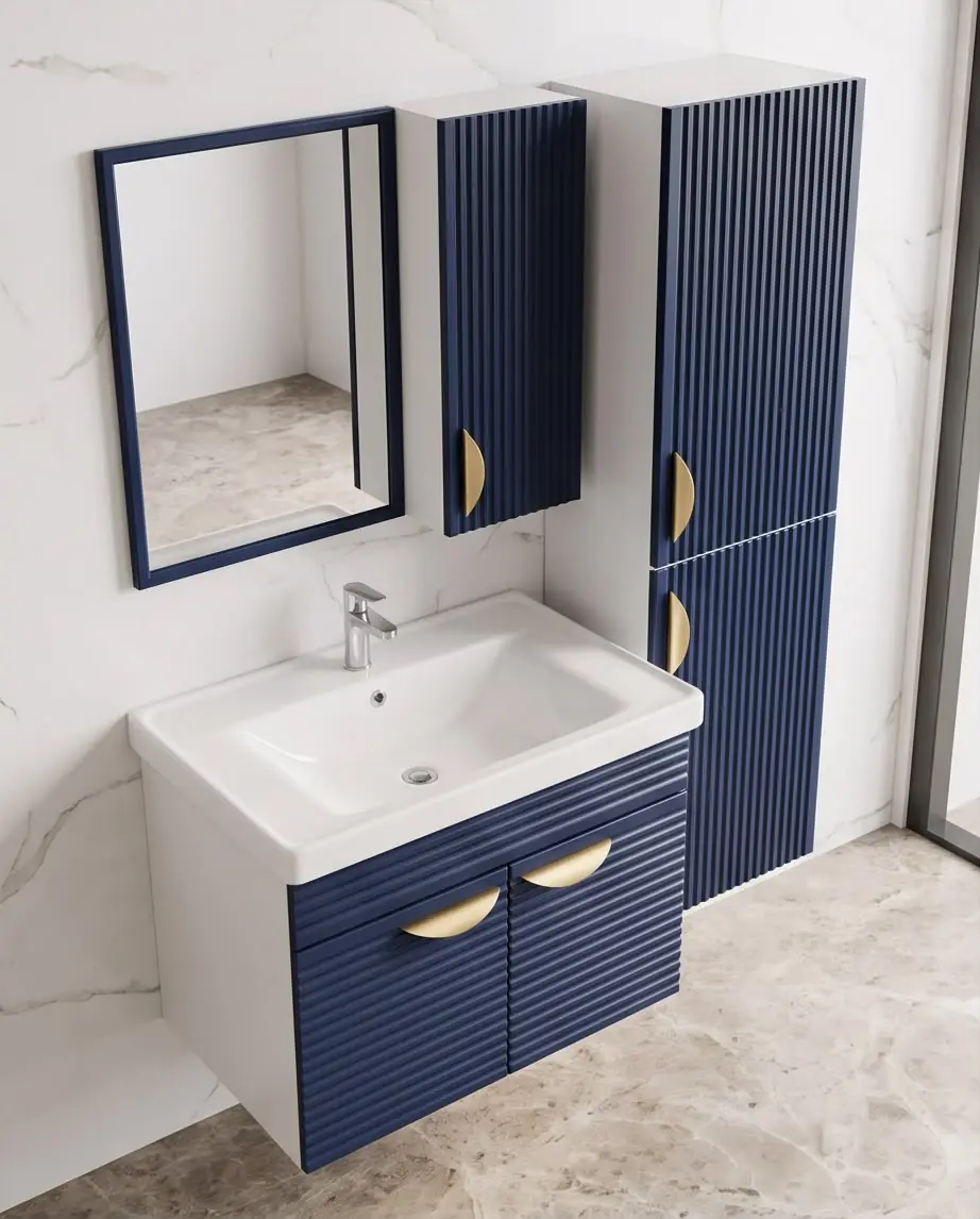 ÇERÇİ PVC FENOVA65 BANYO DOLAP SETİ