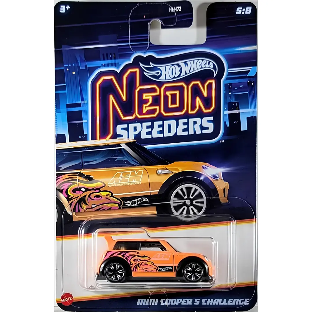 Ürün görseli: Hot Wheels Neon Speeder Özel Seri Arabalar Mini Cooper S Challenge JBY96